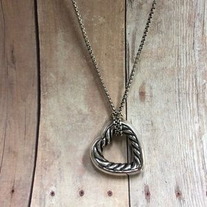 David Yurman heart necklace